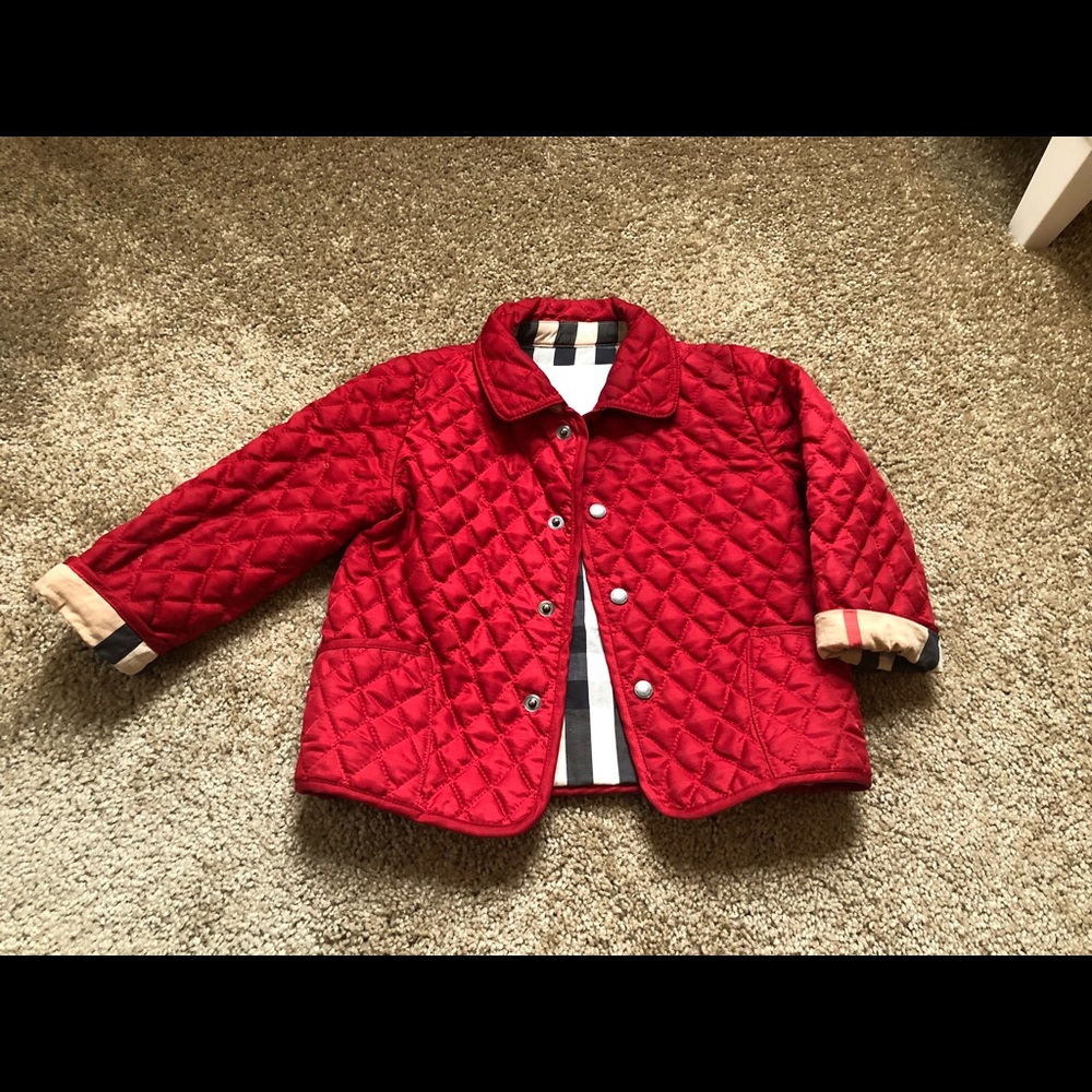 Authentic Burberry jacket 18m